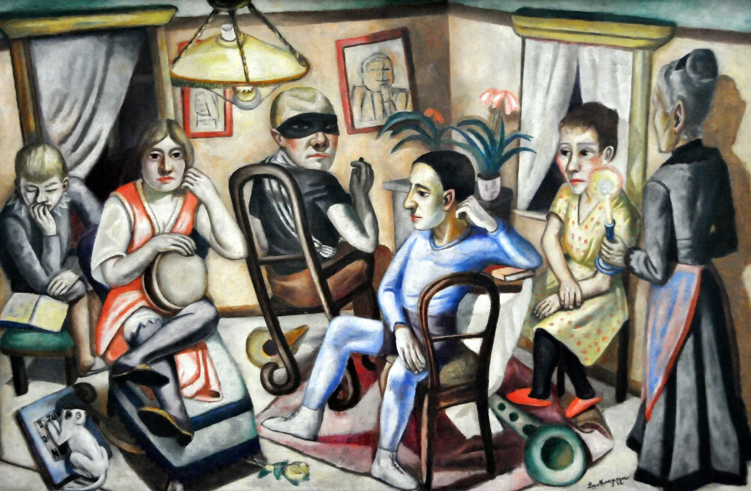 Prima del ballo in maschera, 1922 - Pinakothek der Moderne, München